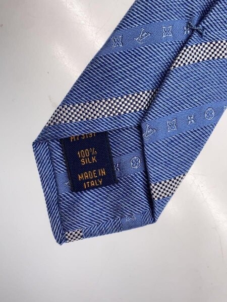 LOUIS VUITTON(ルイヴィトン) / ネクタイ/シルク/BLU/総柄/メンズ