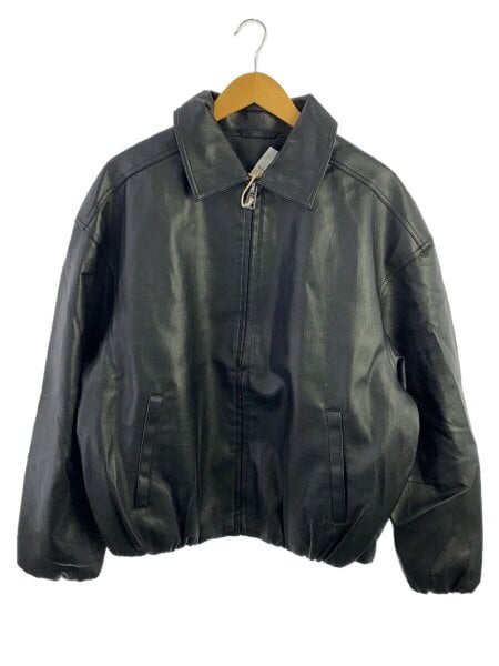 ZARA(ザラ) / レザージャケット・ブルゾン/M/フェイクレザー/BLK/3046