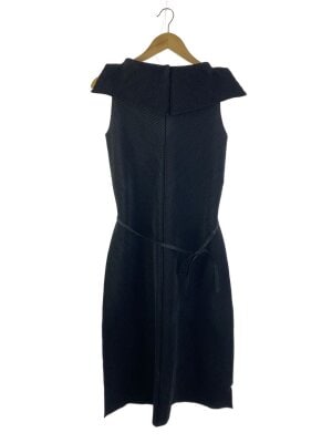 ISSEY MIYAKE(イッセイミヤケ) / 長袖ワンピース/2/ポリエステル/BLK