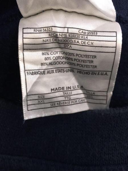 NIKE(ナイキ) / 90s/USA製/スウォッシュロゴ刺繍/オーバーサイズ