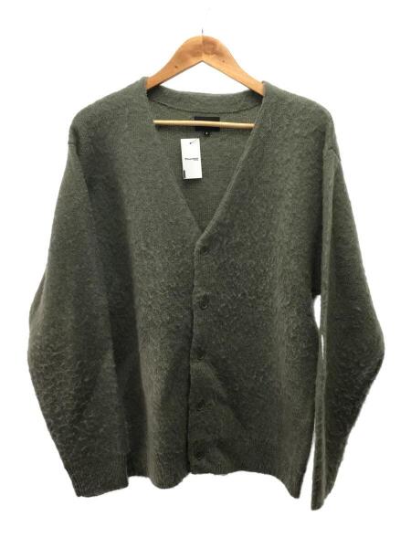 BEAMS ビームス モヘヤ混 ソリッド シャギーカーディガン BEAMS モヘヤ