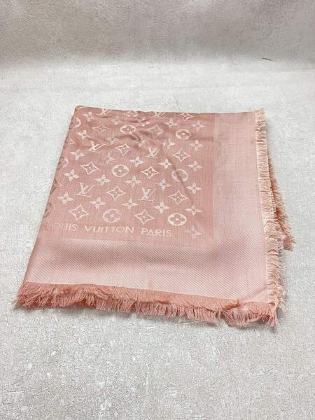LOUIS VUITTON(ルイヴィトン) / ストール/シルク/PNK/総柄/レディース