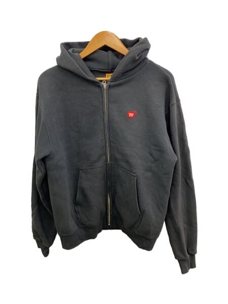 HUMAN MADE(ヒューマンメイド) / ジップパーカー/S/コットン/BLK