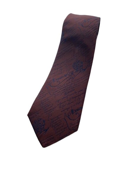 BERLUTI(ベルルッティ) / ネクタイ/スクリット/シルク/ボルドー/総柄