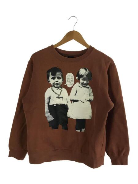 STUSSY(ステューシー) / キッズフォトプリント/スウェット/S/コットン