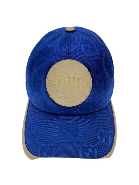 GUCCI(グッチ) / キャップ/M/コットン/BLU/メンズ/627114・490712