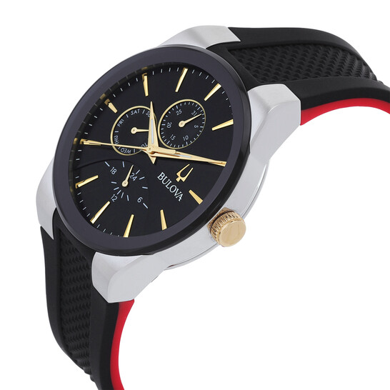 Bulova Modern Millenia Chronograph Quartz Black Dial Men's Watch