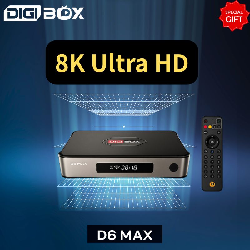 DIGIBox Official Store - D6 MAX | New 8K Smart TV Box