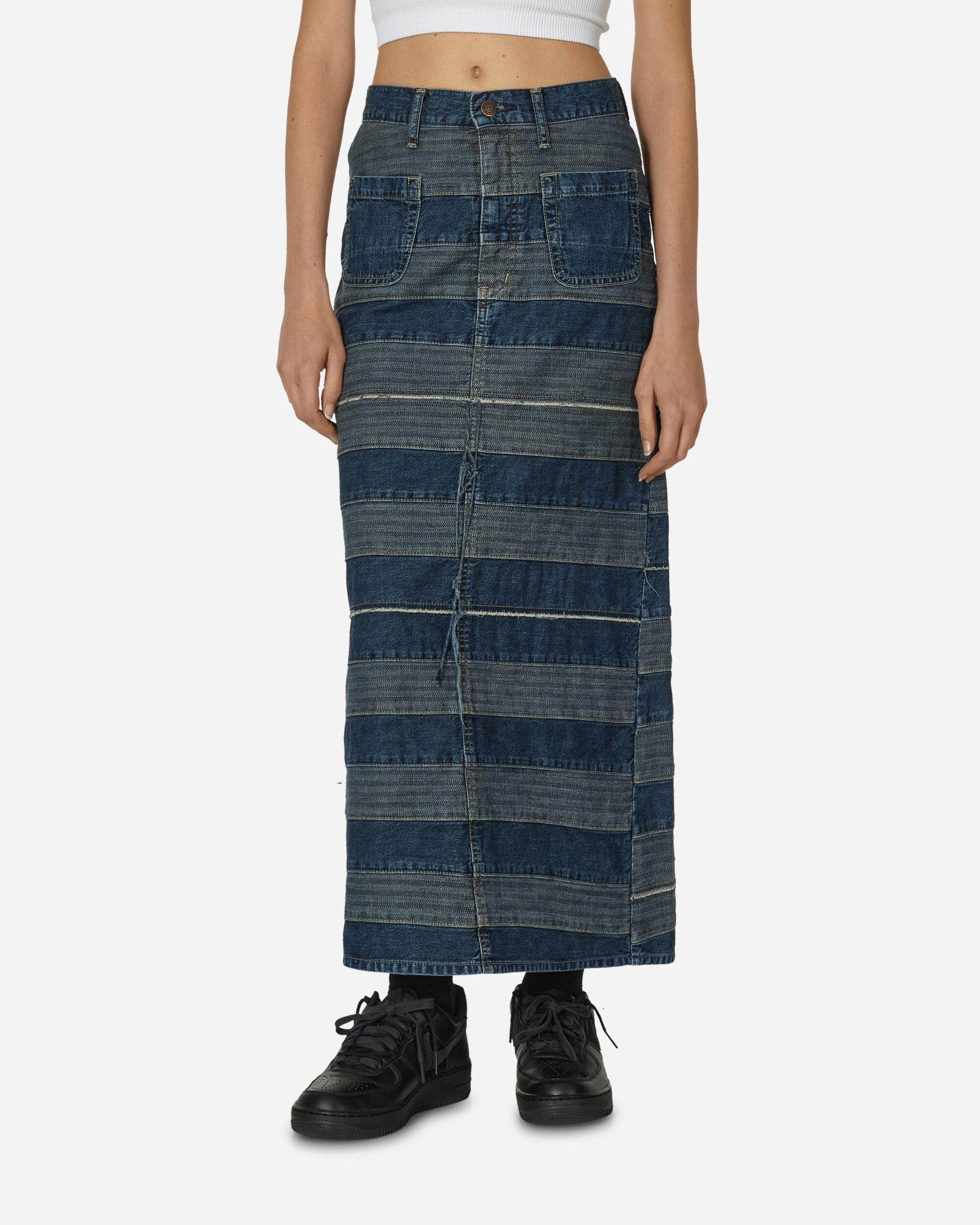 Hysteric Glamour Scratch Long Denim Skirt in Blue | Lyst