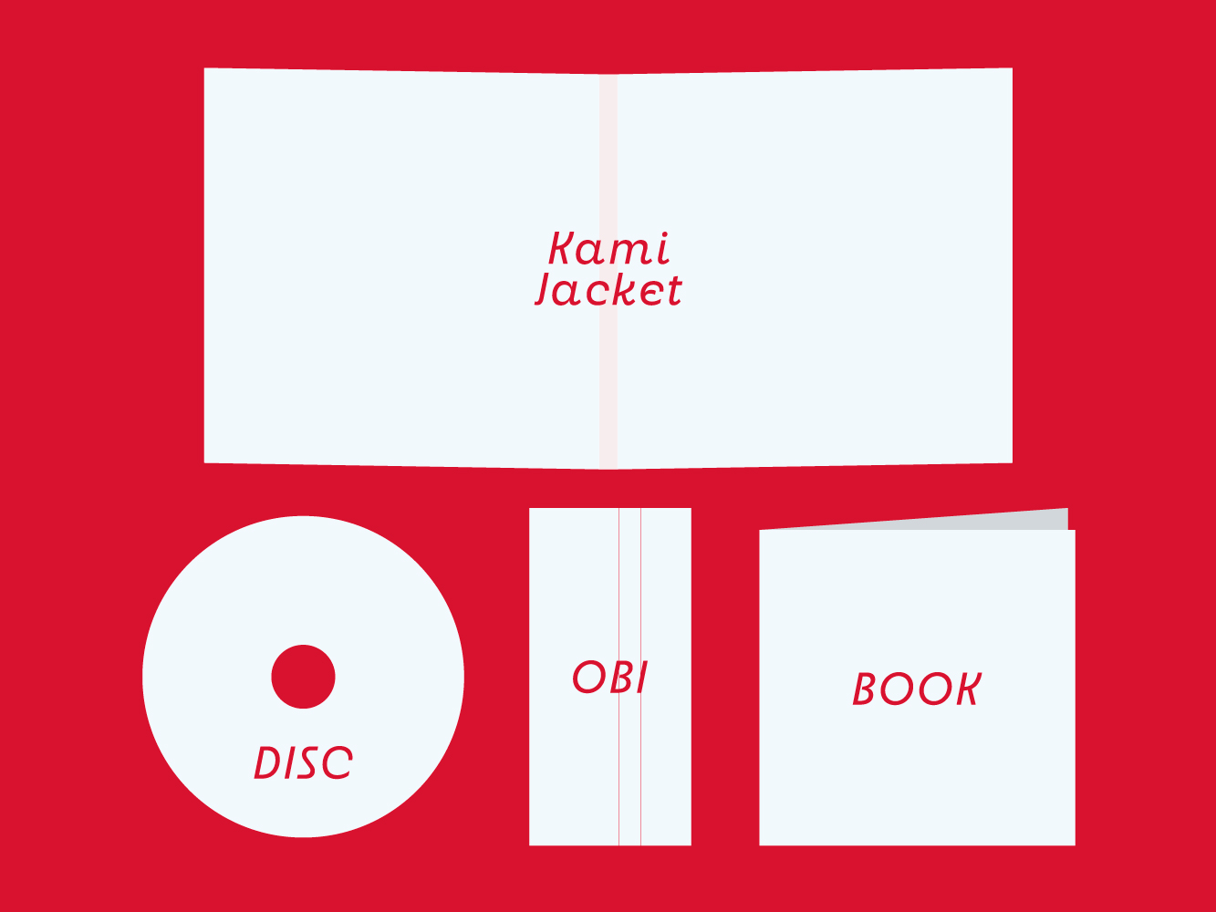 紙ジャケット -二つ折り- | こだわりのCD制作サービス プレスミー