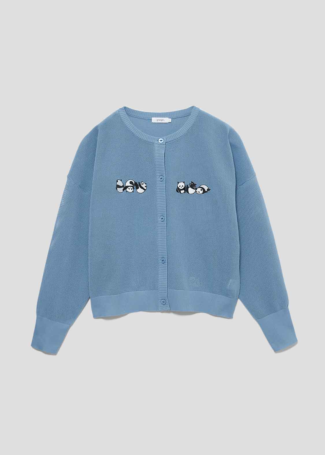 ローリングパンダズ｜メッシュニットカーディガン｜ウィメンズ