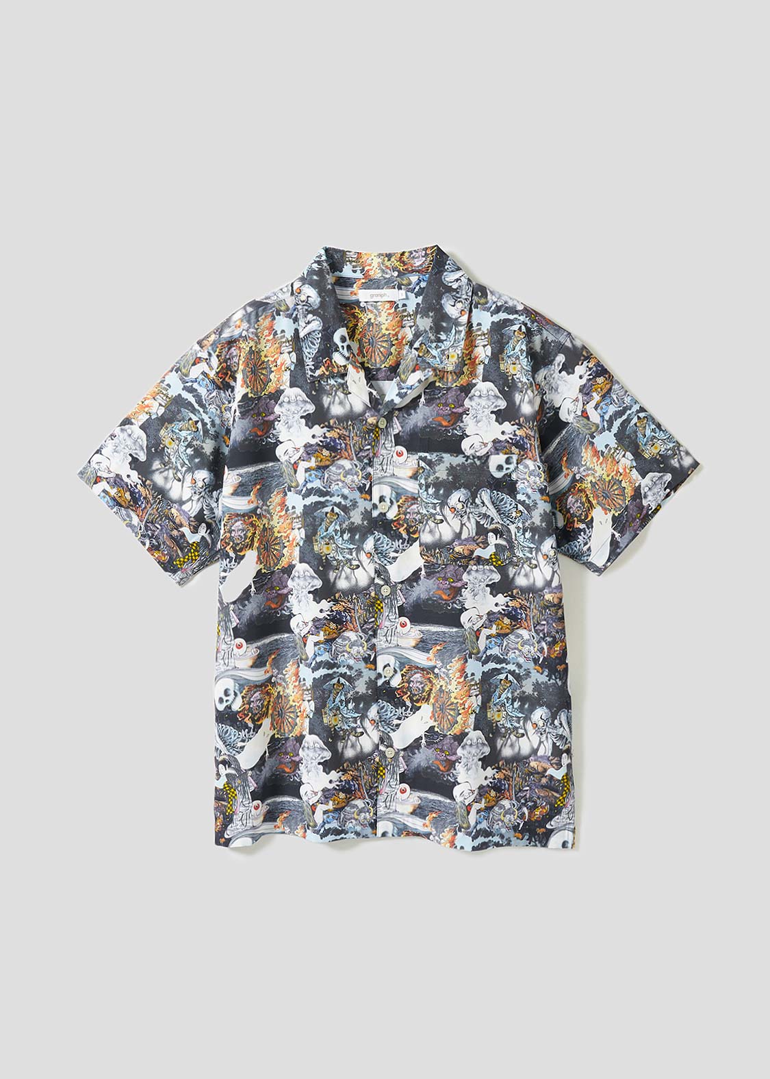 妖怪大集合｜ビッグシルエットオープンカラーシャツ｜ユニセックス