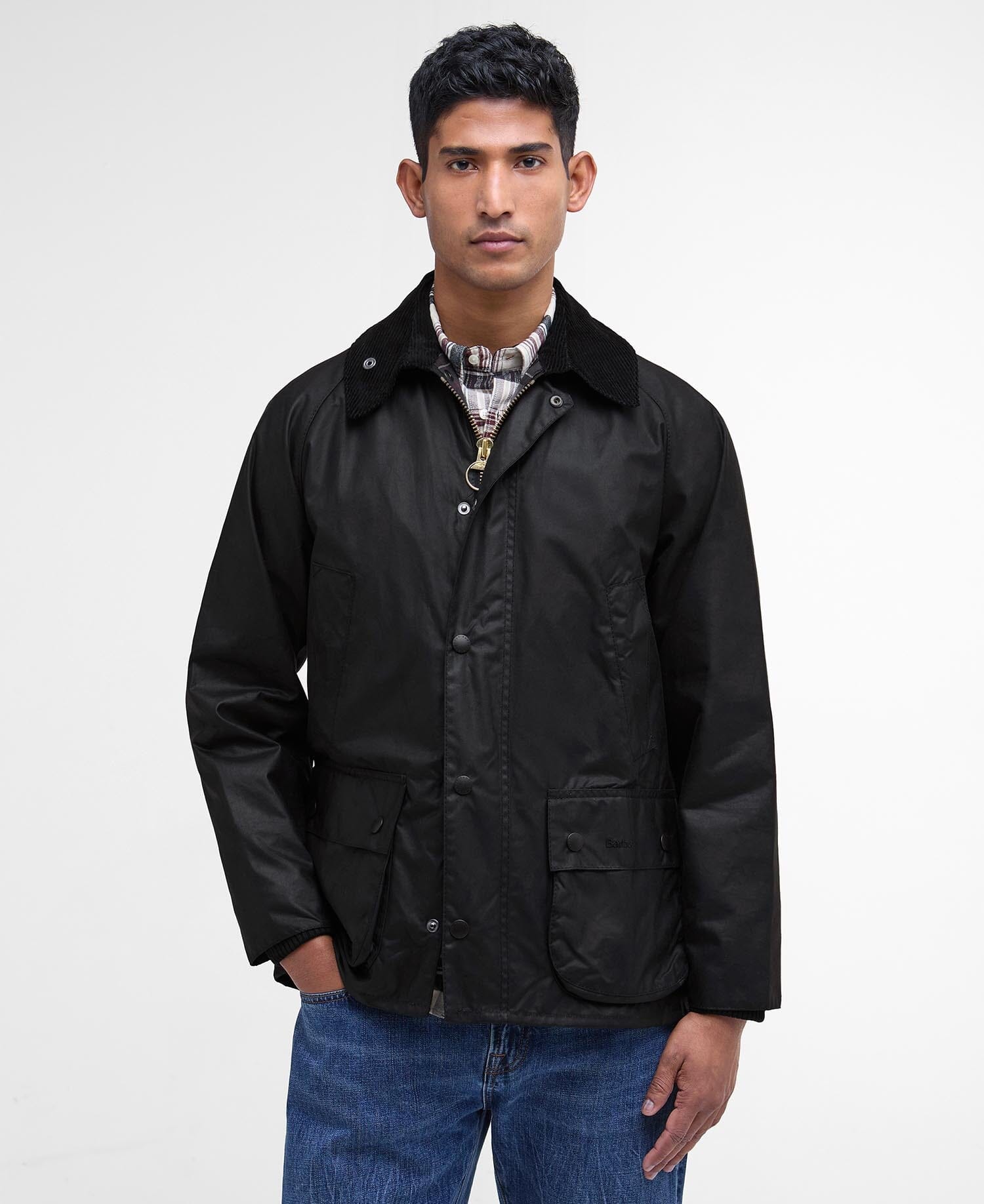 Barbour - Bedale® Waxed Jacket in Classic Black – City Workshop