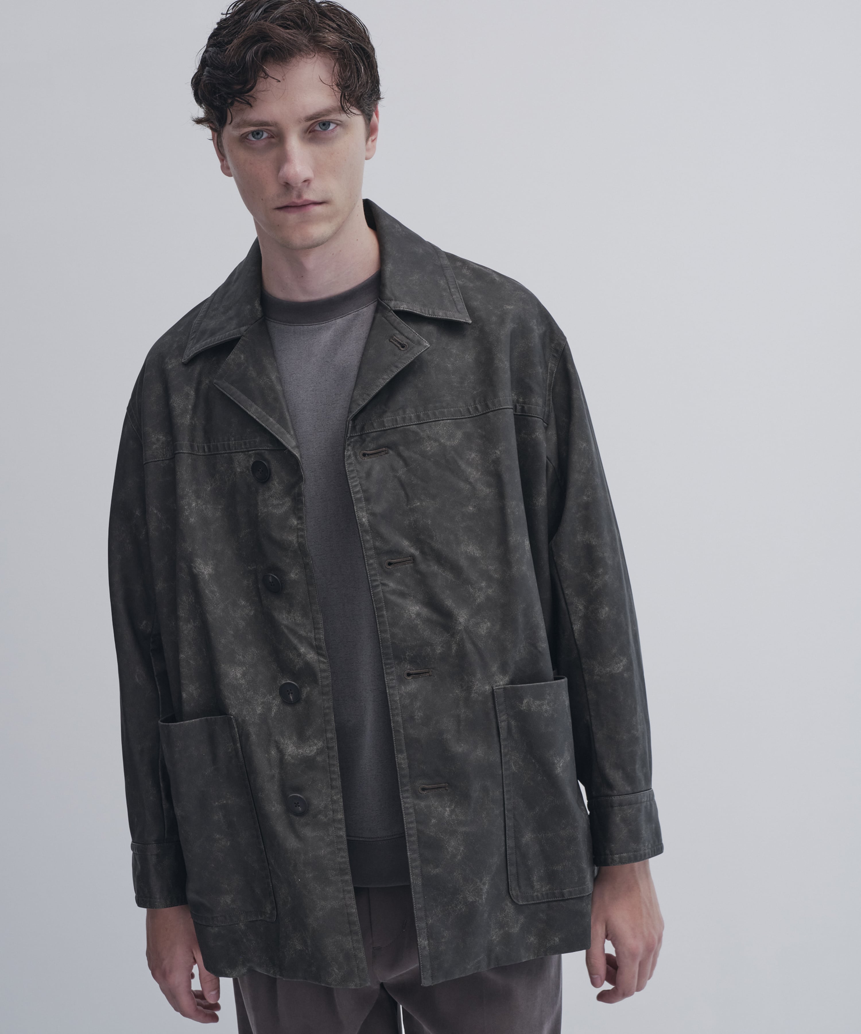 ヴィンテージレザー ランチコート(1 BLACK): : メンズ｜CITY TOKYO
