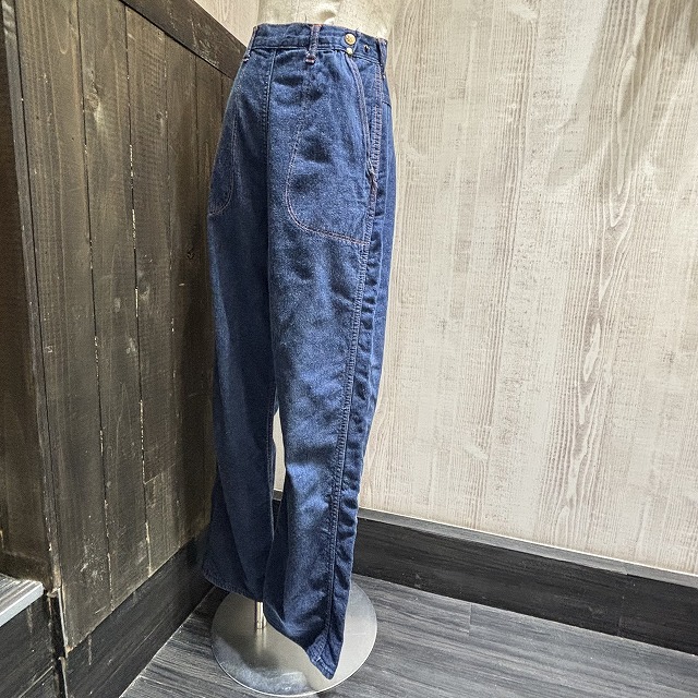 50s ビンテージ BLUE BELL 裏起毛 ライナー ゼブラ ストライプ デニム