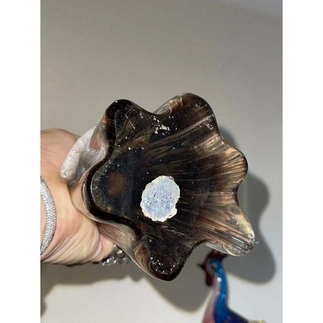 Salviati Murano Glass Sculpture – Folk Girl With Basket