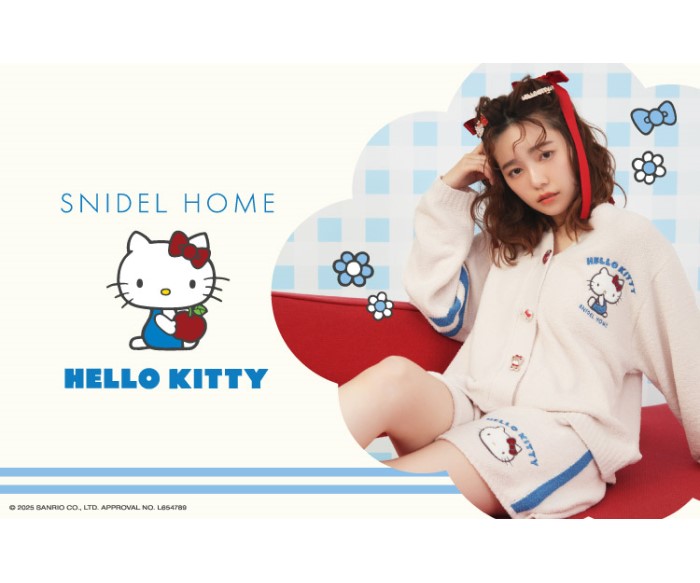 ハローキティ」×「スナイデル ホーム」初コラボ！ライトブルーが基調の