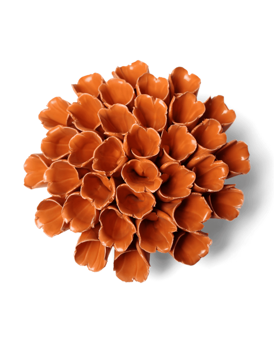 Ceramic Flower Polyp Orange Large – Chive US Wholesale