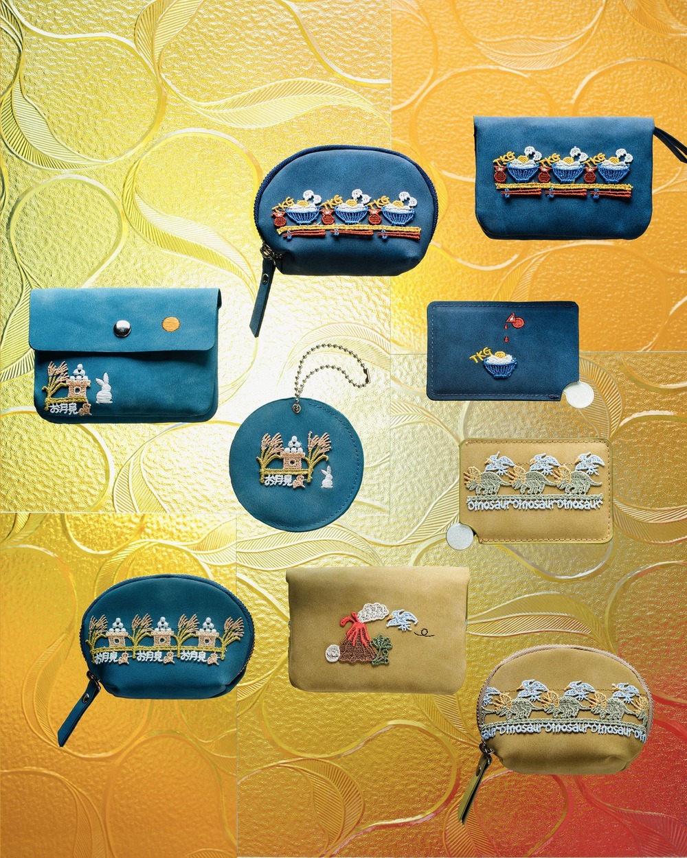 近沢レース】スヌーピー レースデザインポーチ3点セット クリーム