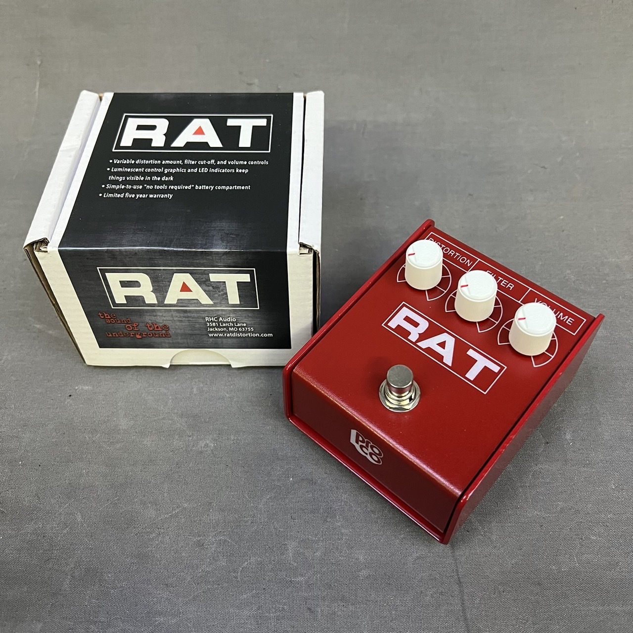 RAT ギターエフェクター【箱あり】 RAT 割引 エフェクター 箱付き RAT