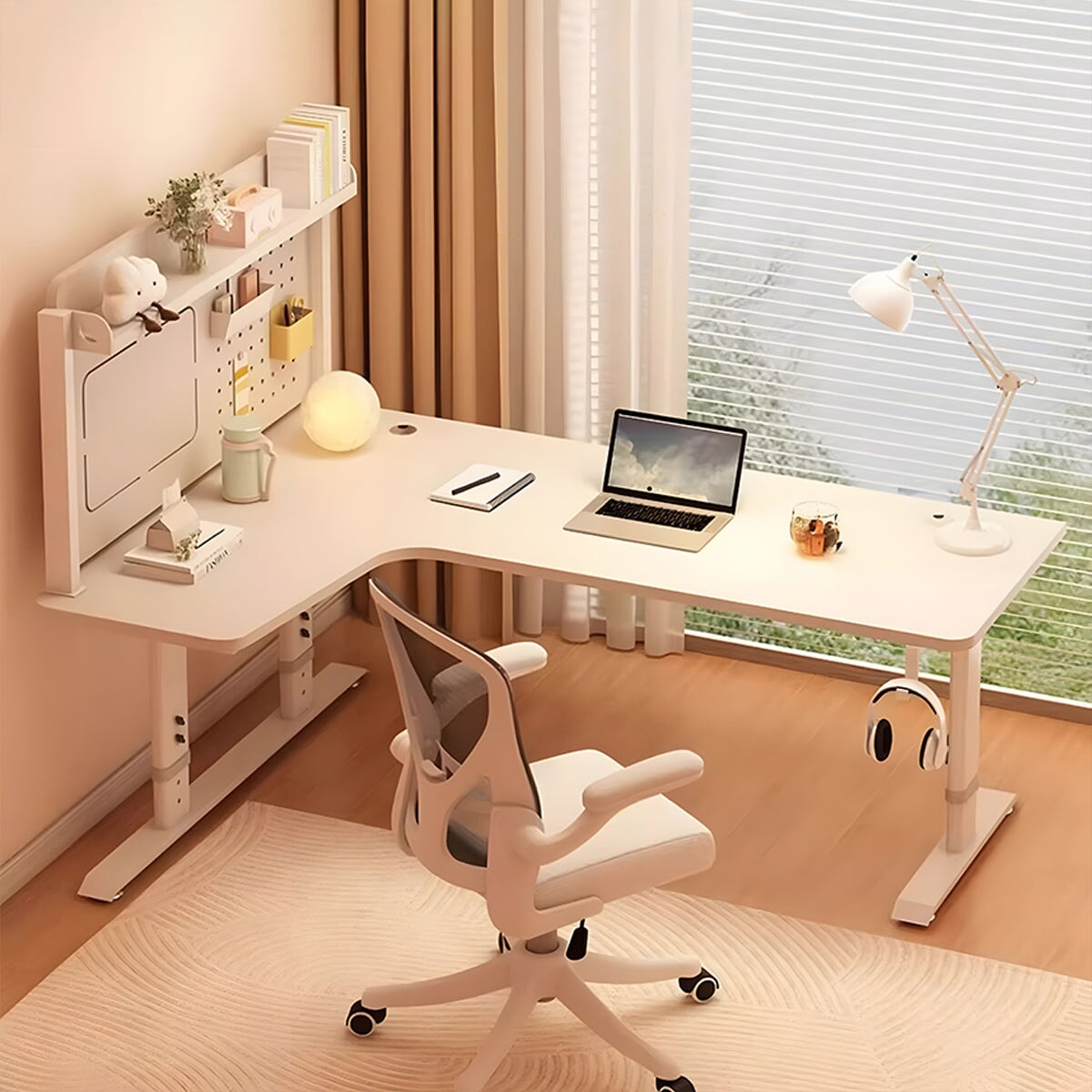 ベカント（BEKANT）コーナーデスク L字テーブル 右 ベカント（BEKANT