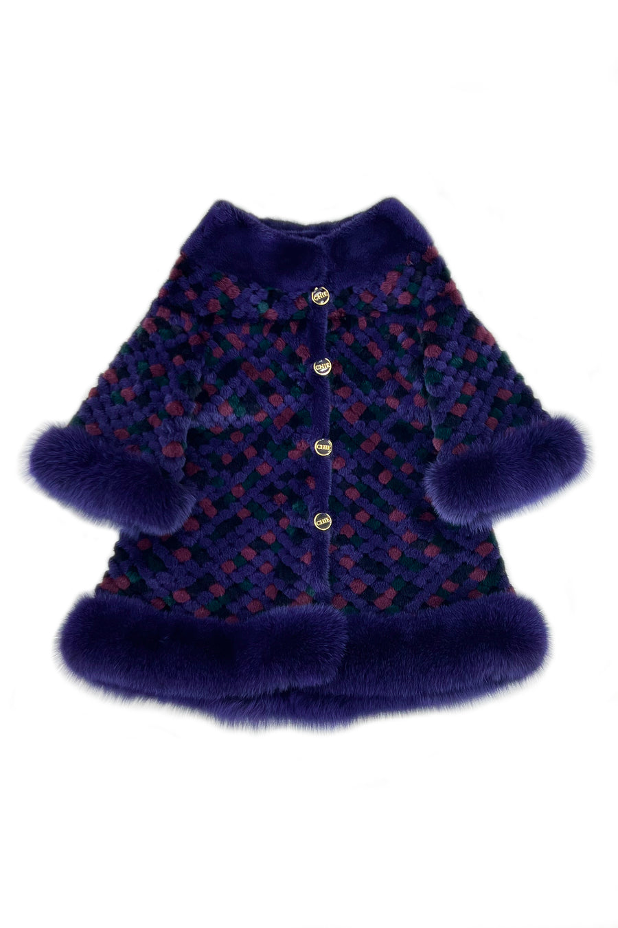 モザイク ドゥ チエ ミンク フォックスコート – CHIE IMAI GROUP