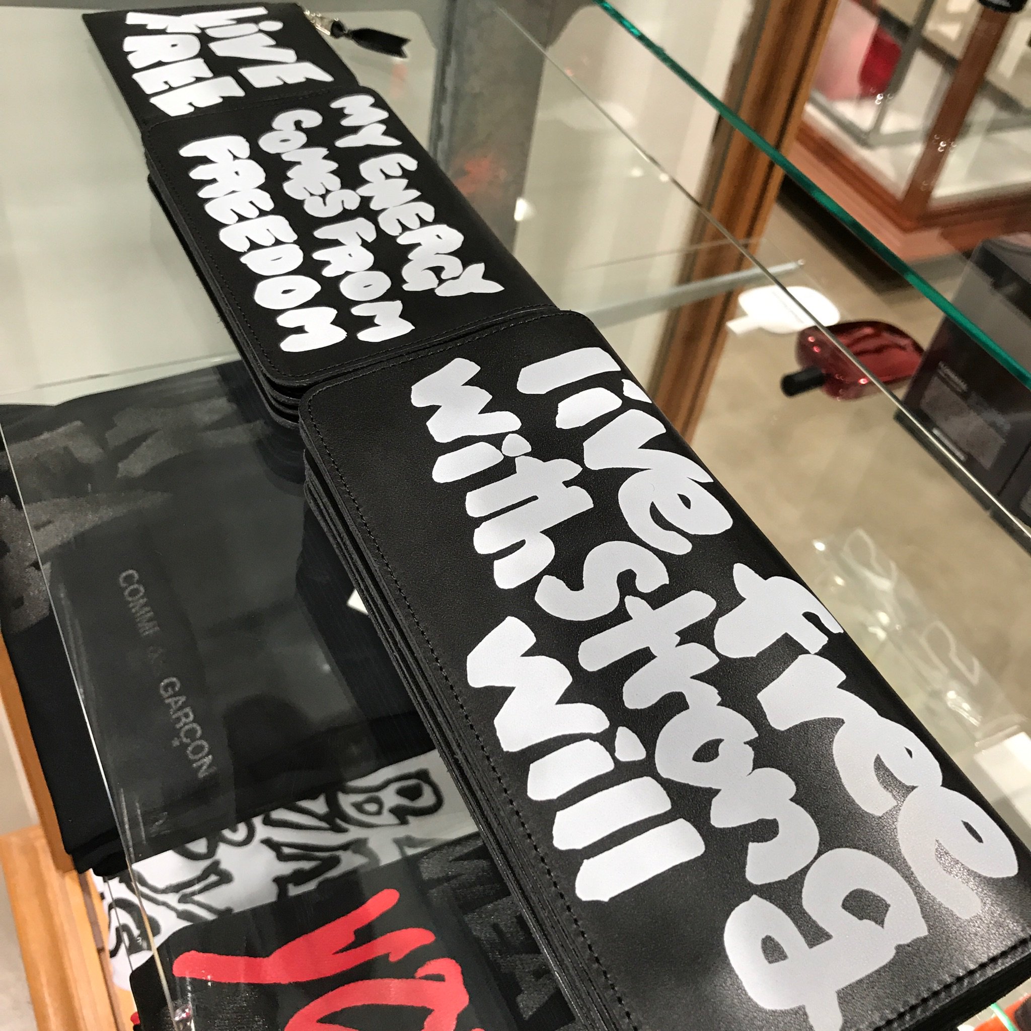 コムデギャルソン・メッセージ・プリント・ウォレット（財布・MY