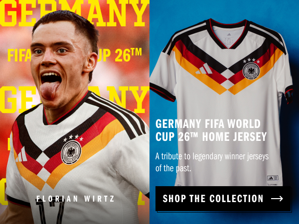 adidas Adult Germany Florian Wirtz #17 2026 Home Long Sleeve