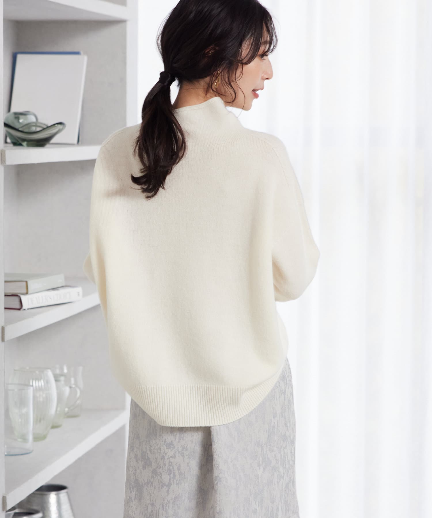 ベストセラーアイテム・絶妙なバランスのネック丈】ウール100ボトル