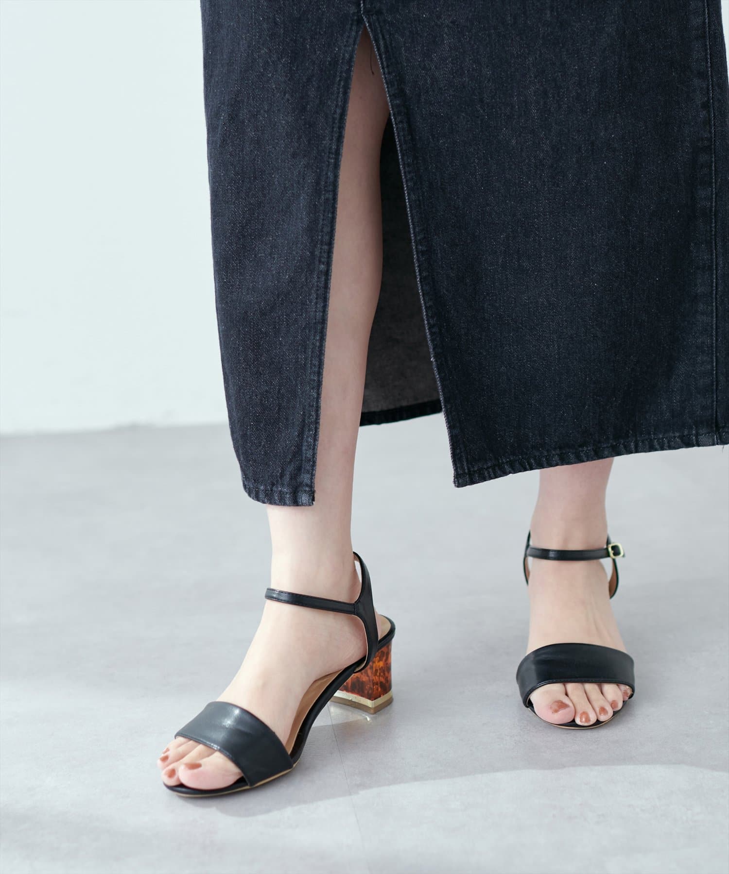 クリアヒールサンダル | natural couture(ナチュラルクチュール