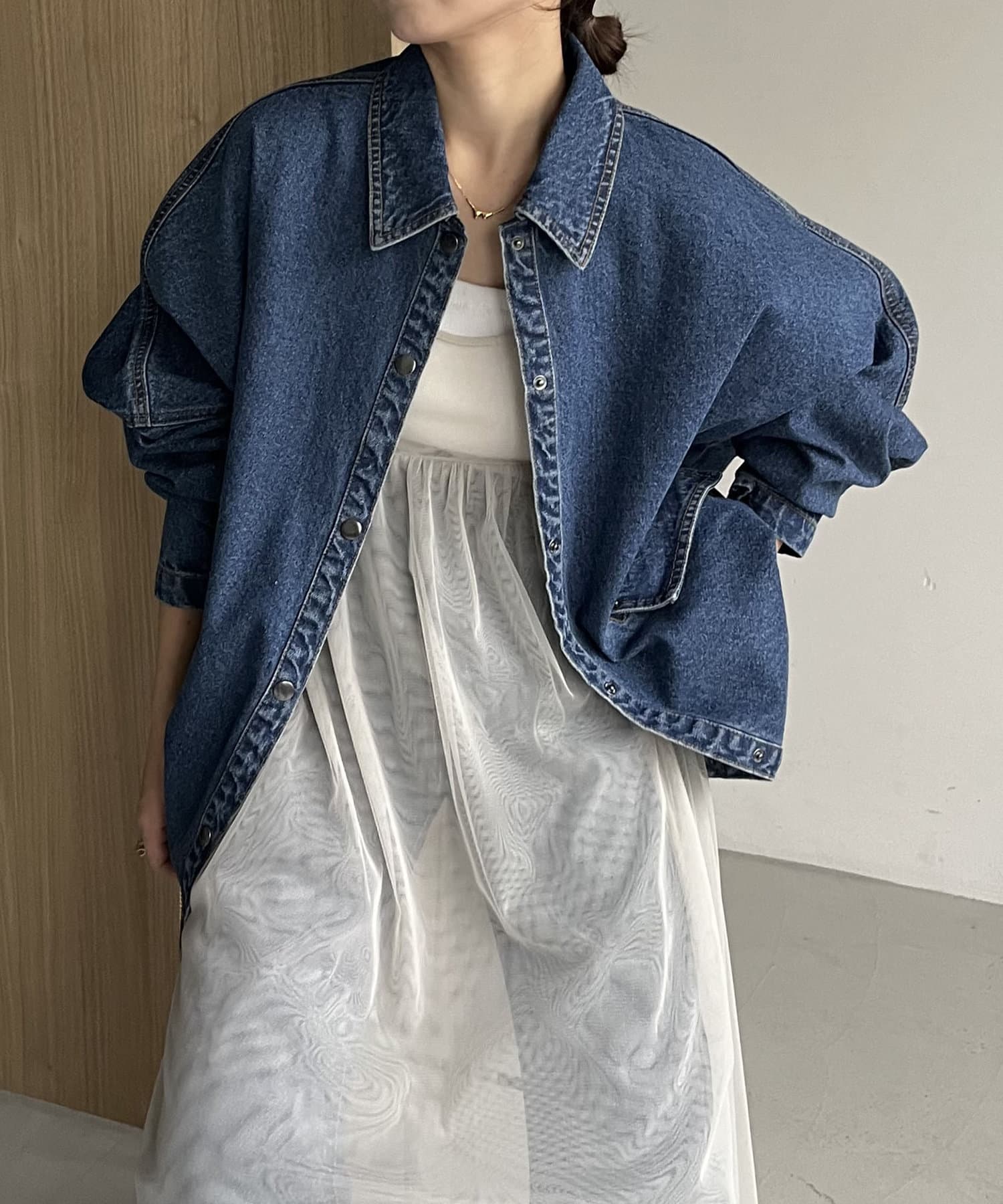 デニムカバーオール！！ - CAPRICIEUX LE'MAGE(カプリシュレマージュ