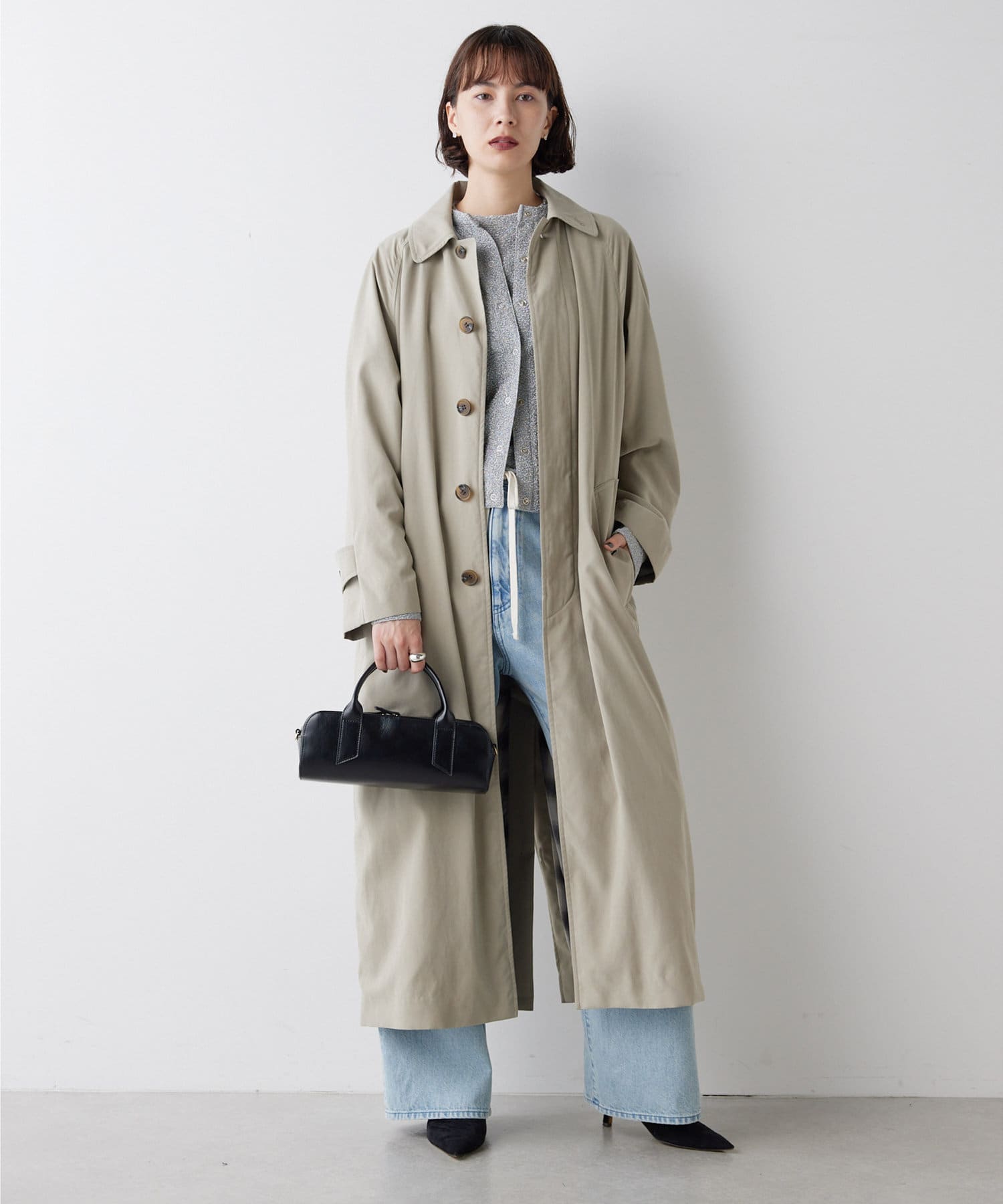 ステンカラ－ロングコート | Whim Gazette(ウィム ガゼット)レディース