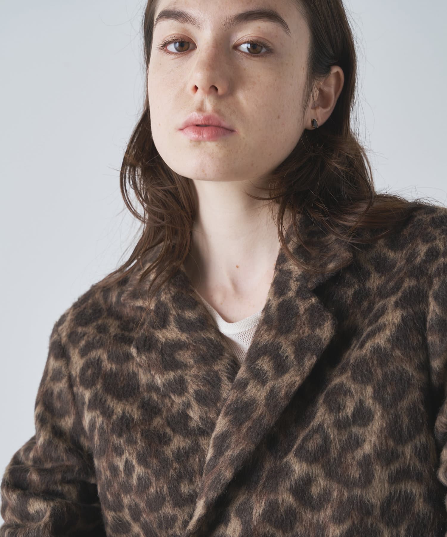 レオパードワイドジャケット | Drawing Numbers(ドローイング