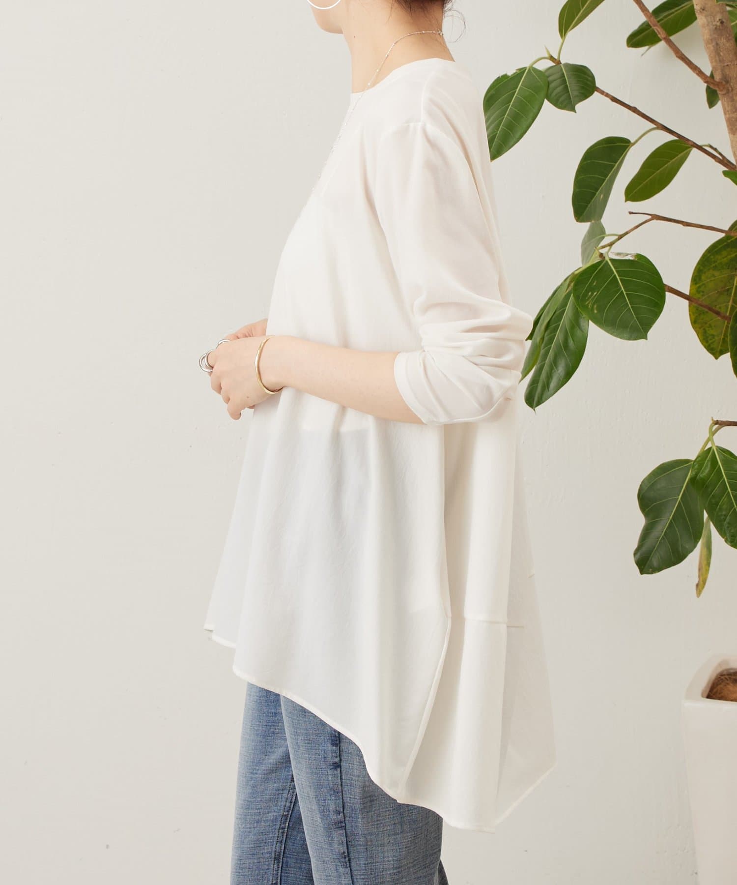 後ろドレープTブラウス | BEARDSLEY(ビアズリー)レディース | PAL