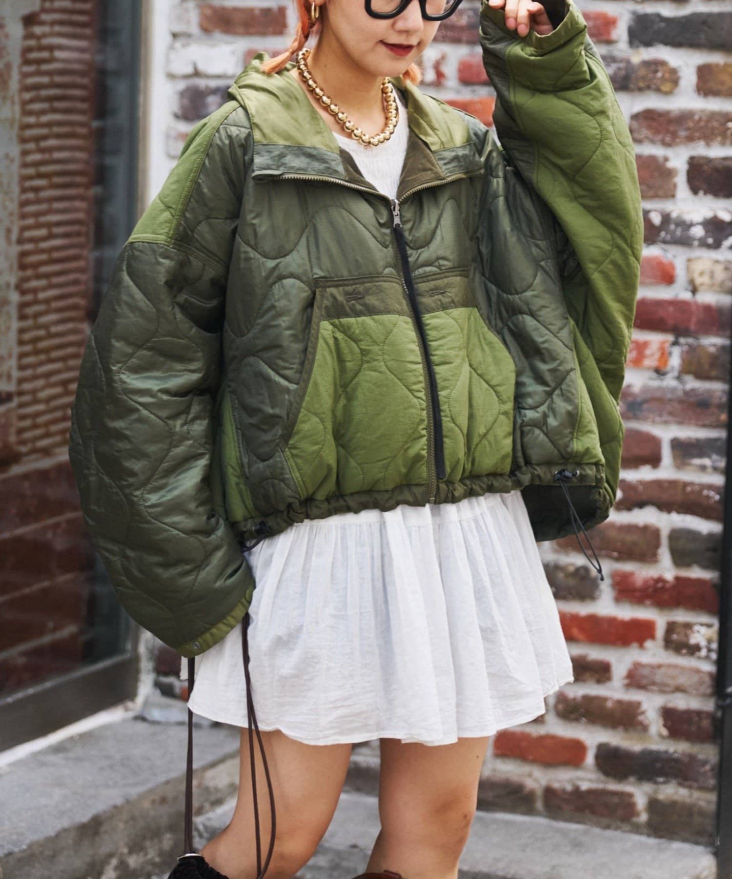 etsinta】リバーシブル中綿ショートモンスタージャケット | CIAOPANIC