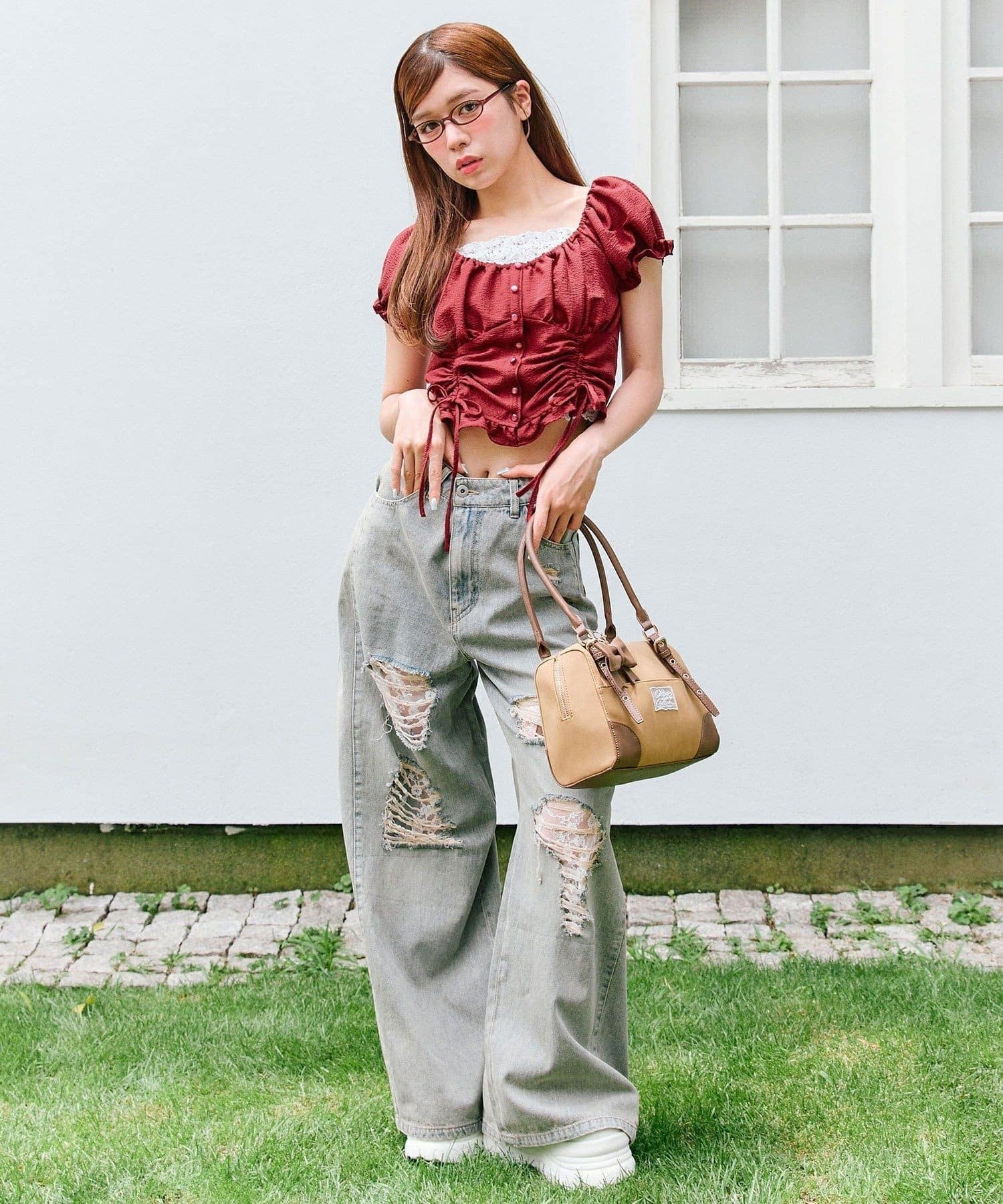 OLIVE des OLIVE】ワイドデニムパンツ | NICE CLAUP / OLIVE des OLIVE