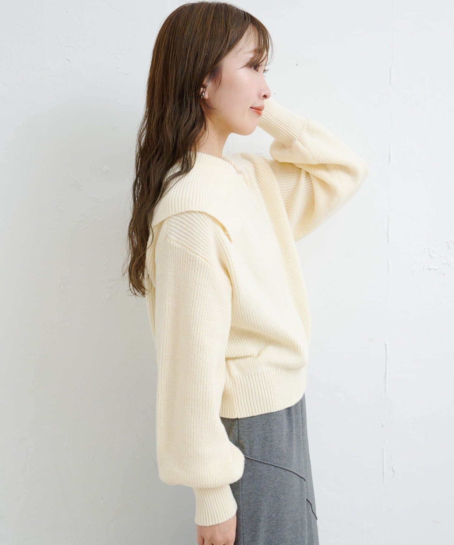 4色展開】B BIGアシメカラープルオーバー | Kastane(カスタネ