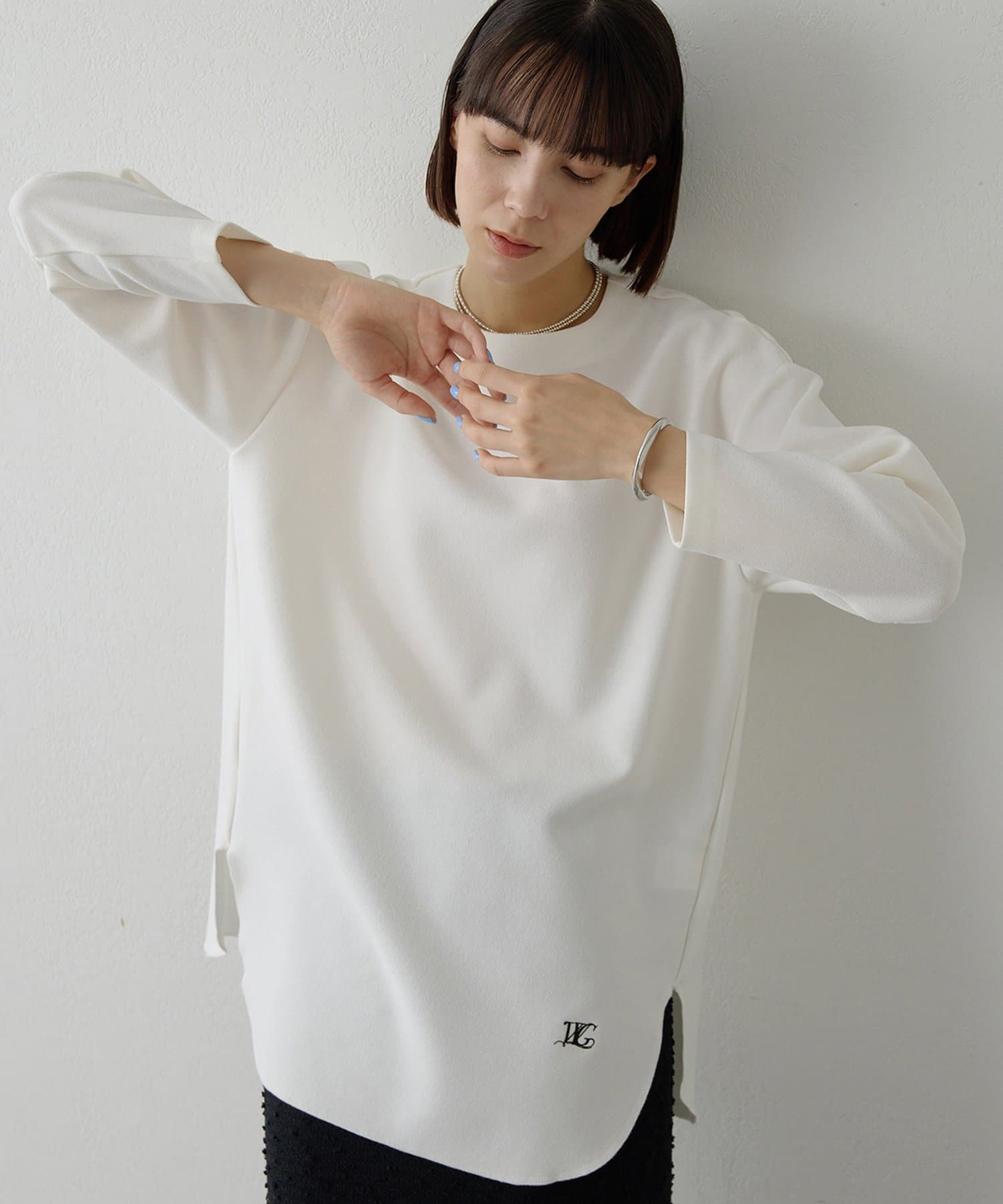 2/26インスタLIVEご紹介アイテム＞刺繍ジョーゼットプルオーバー