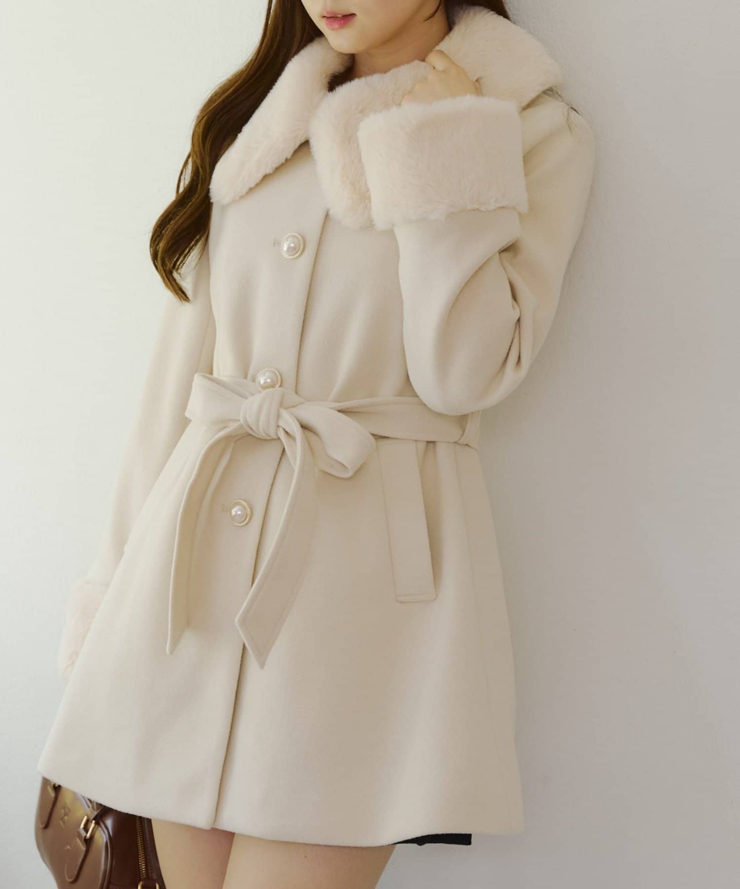 お気に入り総選挙第1位！】【WEB先行予約】フェイクファー付ミドル