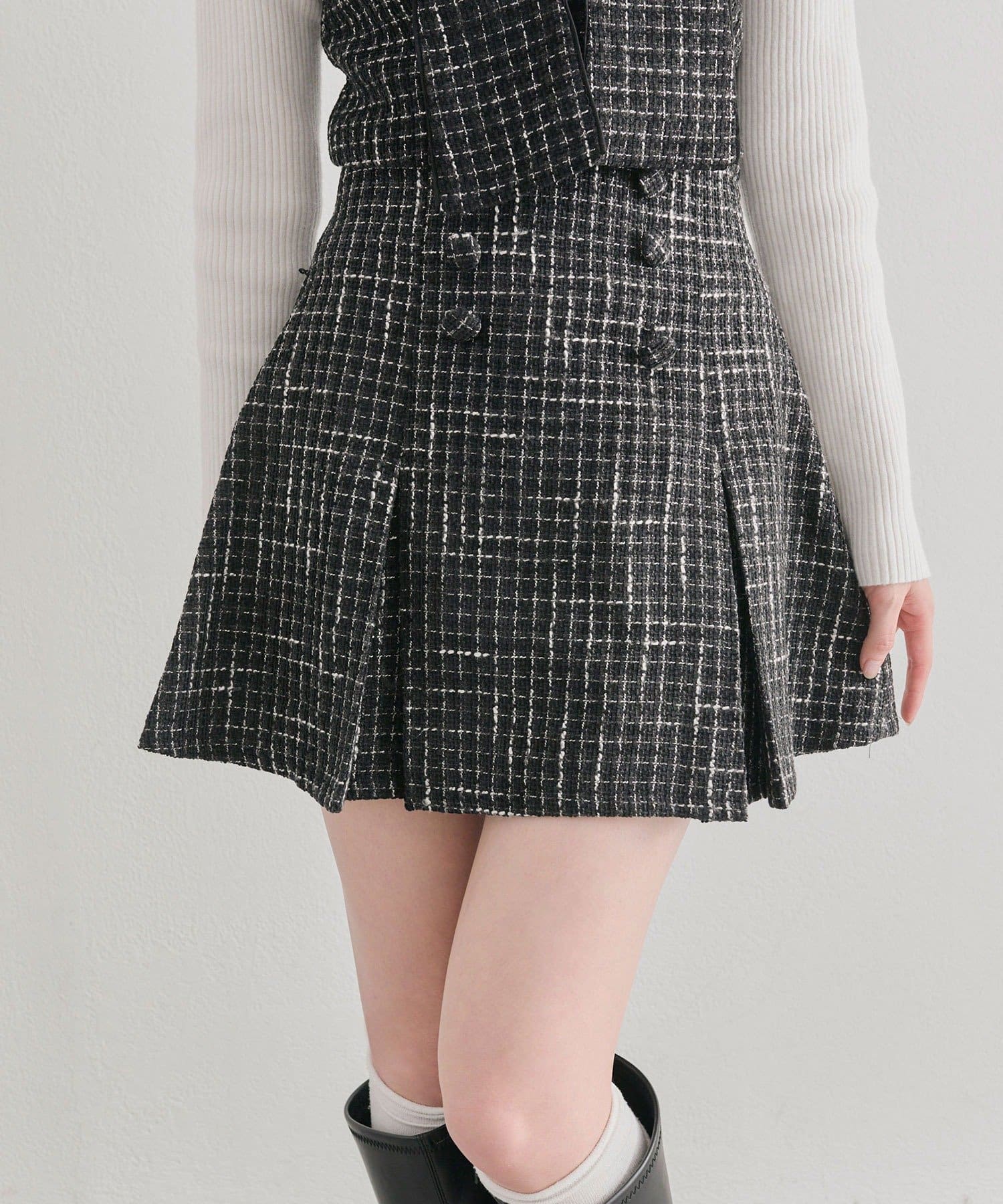 ツイードミニスカート | OLIVE des OLIVE(オリーブ デ オリーブ