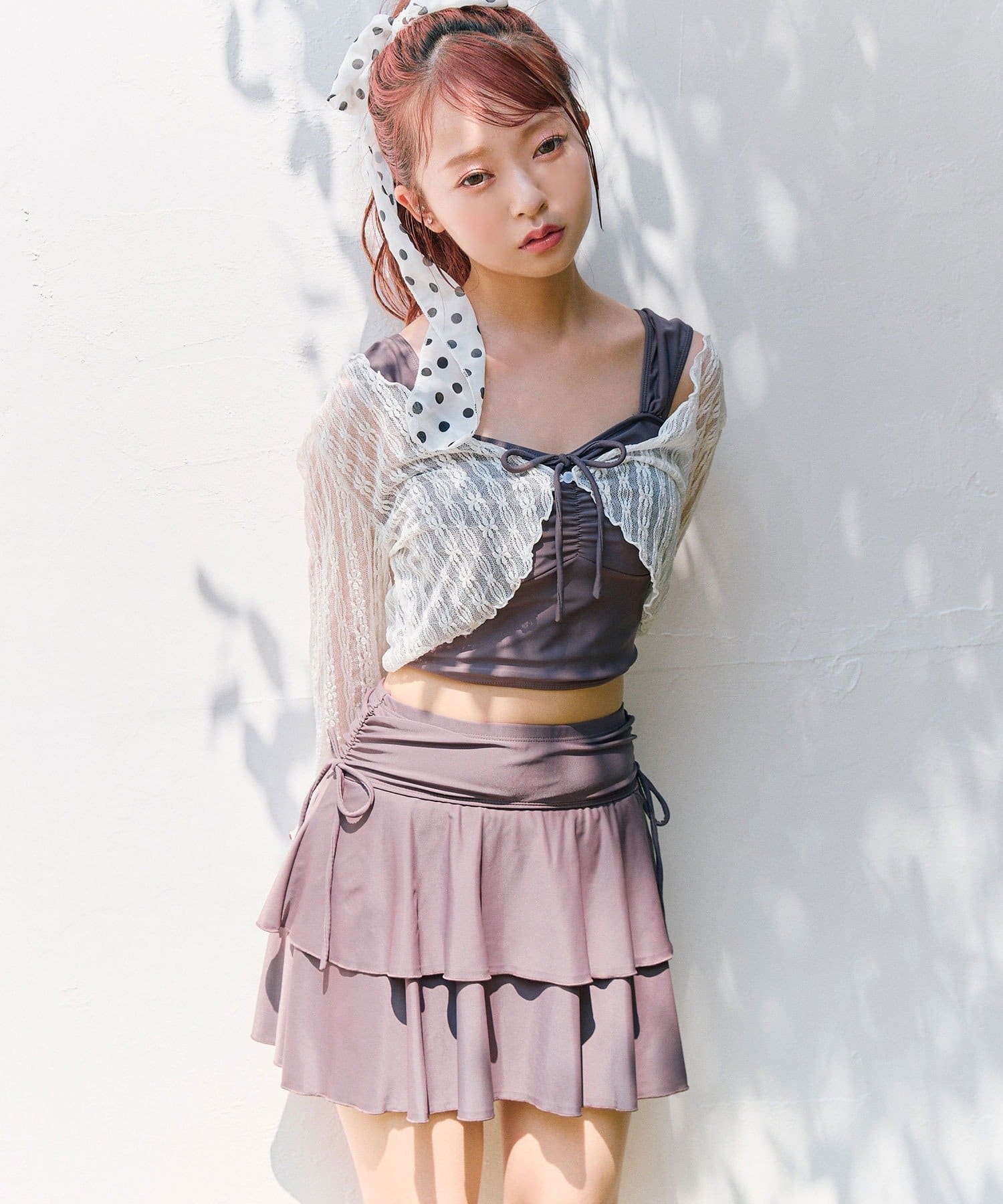 3点セット】レース羽織付リボンswim wear | OLIVE des OLIVE(オリーブ