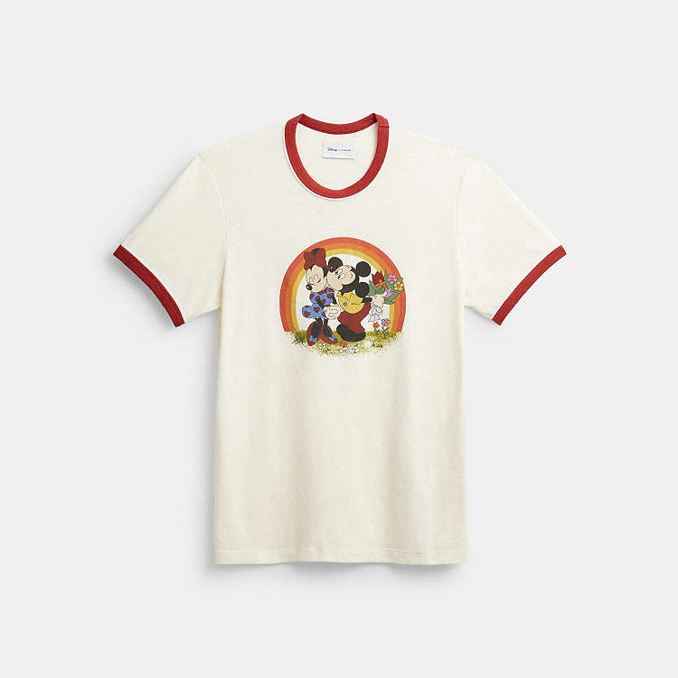 COACH® | Disney X Coach Mickey Mouse And Minnie Mouse T Shirt