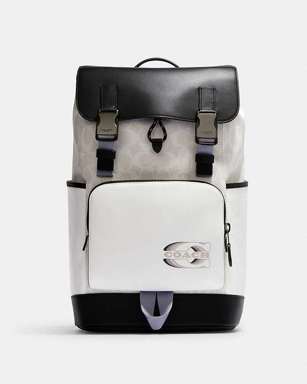 公式】コーチアウトレット | トラック バックパック・カラーブロック
