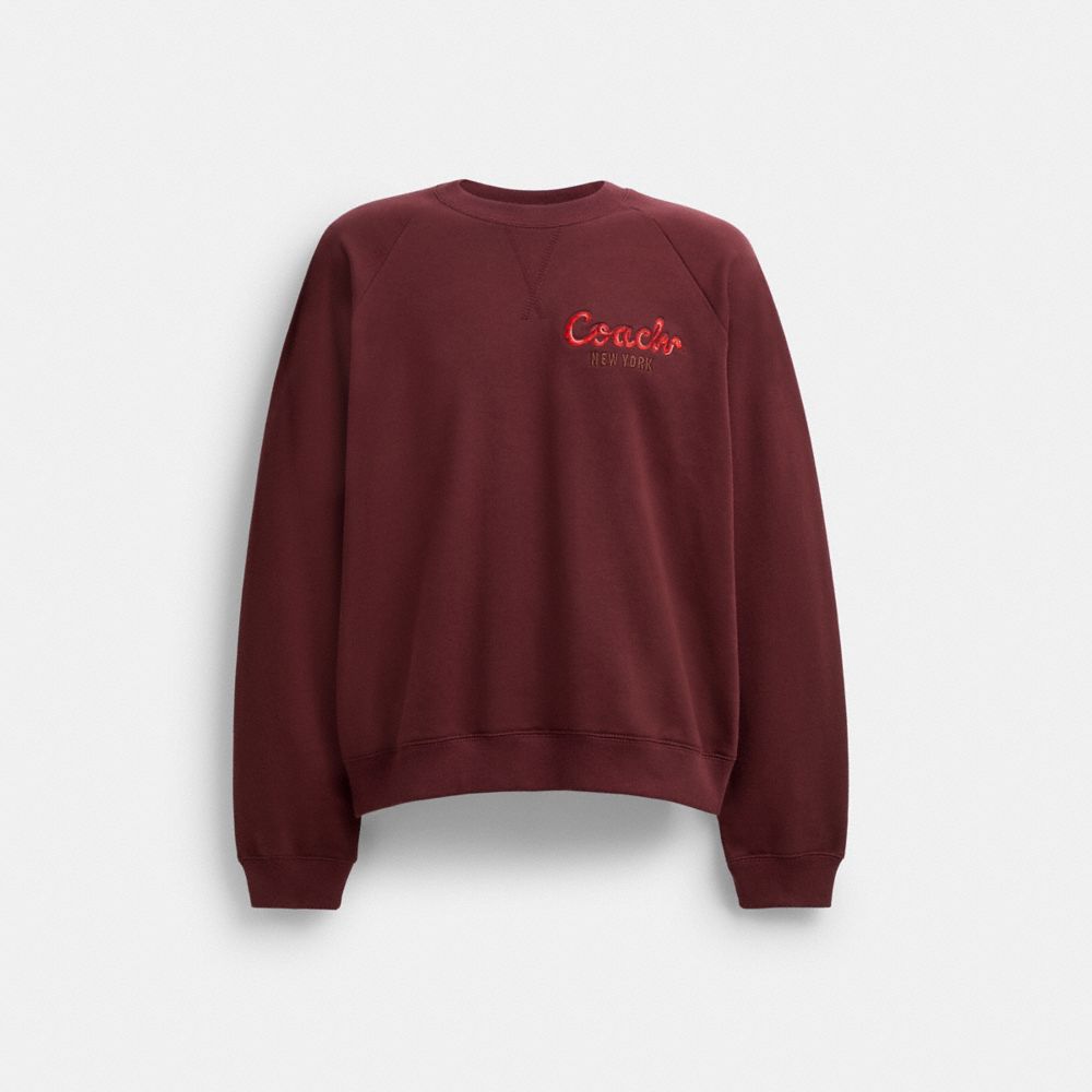 COACH® Outlet | New Year Coach Snake Script Sweatshirt