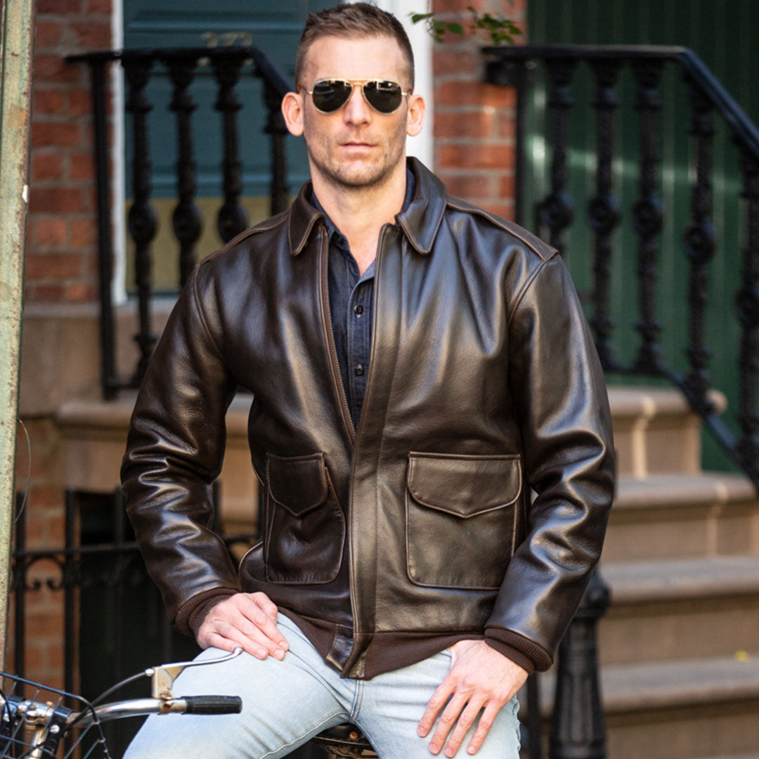 Lambskin Leather Jacket for Sale | Men's Antique Leather Jacket
