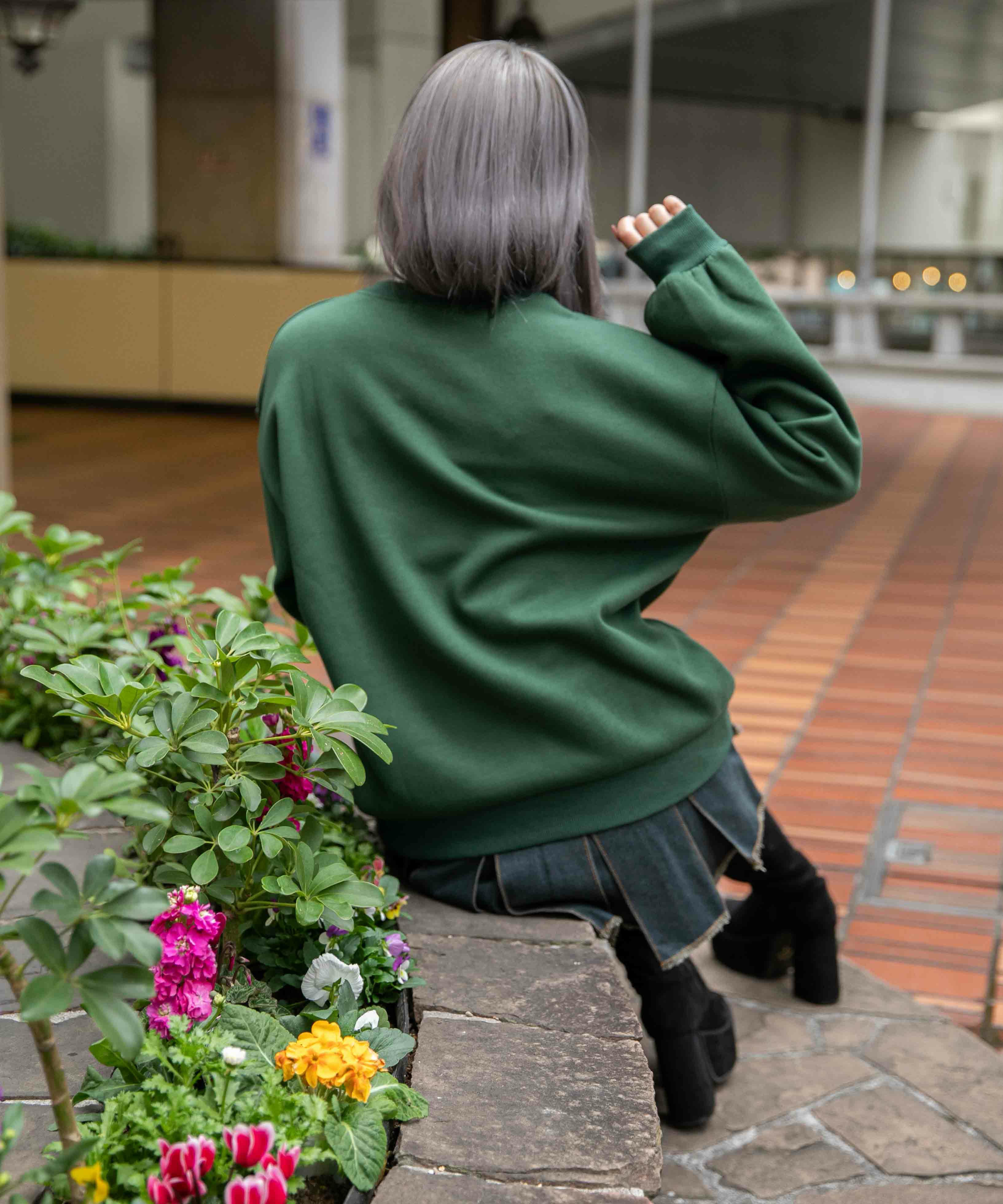 フラワー刺繍×裏起毛》ストリートフェミスウェット | GORGE