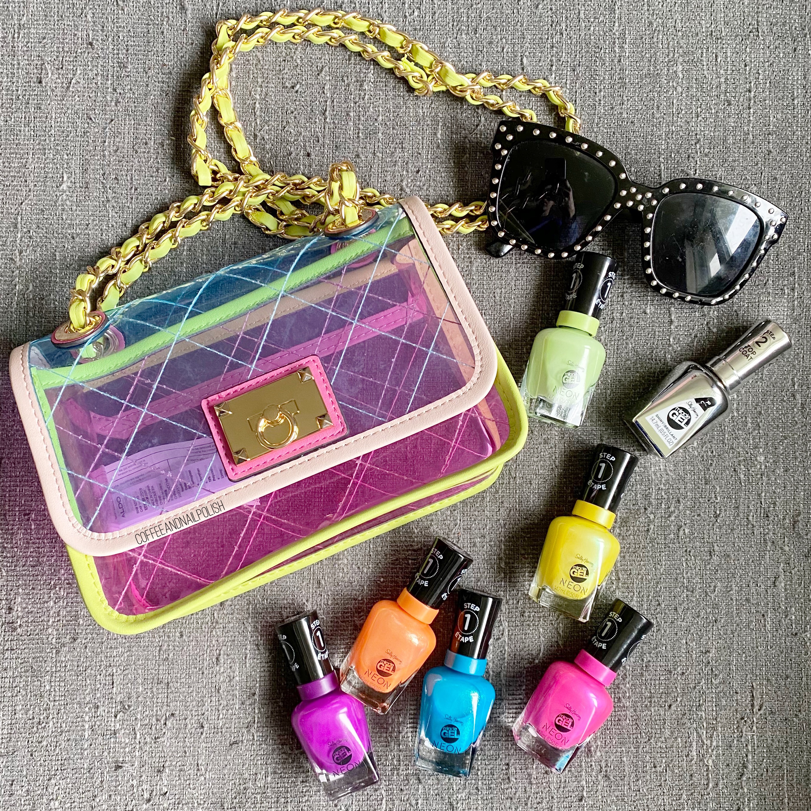 SWATCH SUNDAY — Sally Hansen Miracle Gel Neons 2021 – Coffee