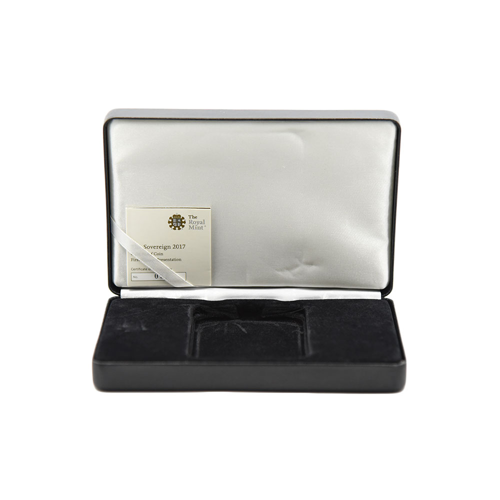 イギリス 2017 エリザベス2世 1ソブリン 金貨 NGC PF70UC ベネデット