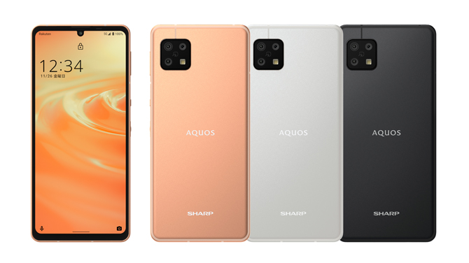 5G対応スマートフォン「AQUOS sense6」を楽天モバイルより発売