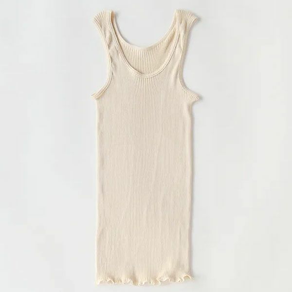 オーガニックコットン リブタンクトップ | オーガニックコットンの